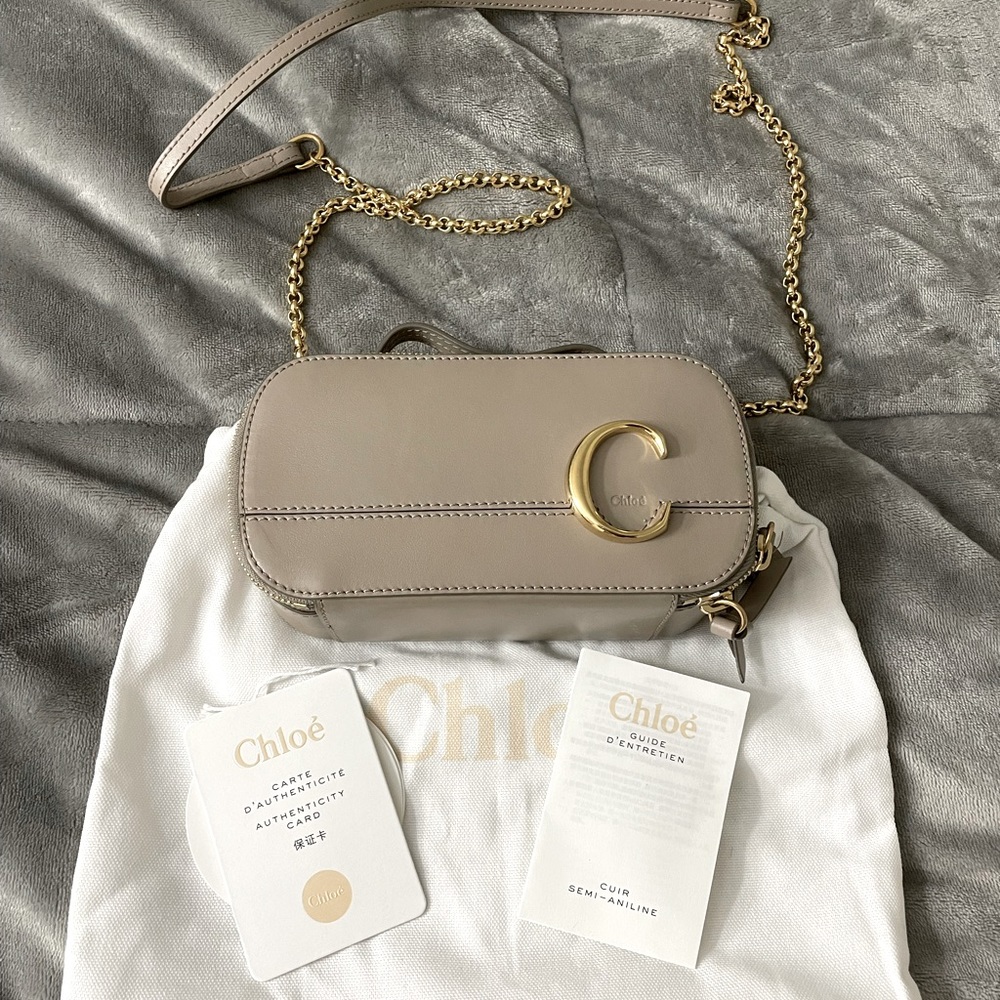 Chloe Vanity Mini Leather Crossbody